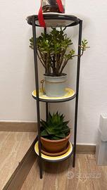 porta vasi in ferro battuto 