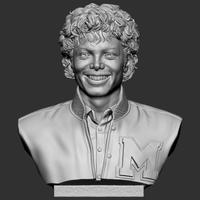 Michael Jackson 3D Bust Sculpture Statuetta