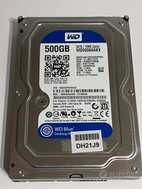 Hard Disk 500GB SATA - NUOVO
