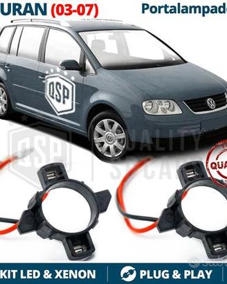 ADATTATORI H7 VW TOURAN 1T per Montaggio KIT LED