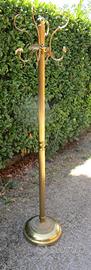 appendiabiti in ottone italiano vintage diam. 45 x