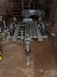 Carrello/Rimorchio portamoto Ellebi 750kg
