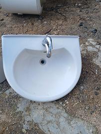 lavandino completo rubinettto e flessibili