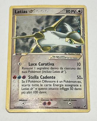Carta pokemon Latias Gold Star 105/107
