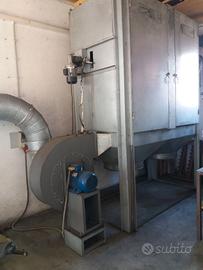 tubi zincati + aspiratore e camino