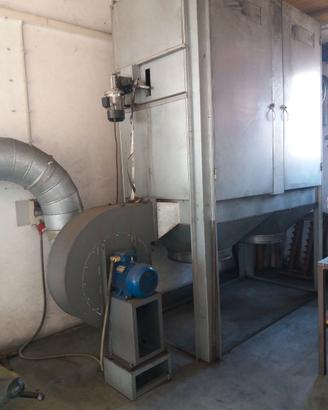 tubi zincati + aspiratore e camino