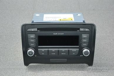 Autoradio OEM Radio Stereo Audi TT TTS TTRS MK2 8J