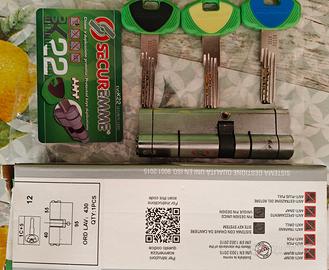 Serratura cilindro europeo con chiavi