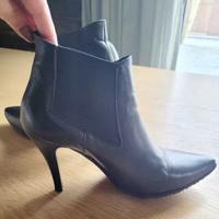 Buty, botki skórzane Venezia