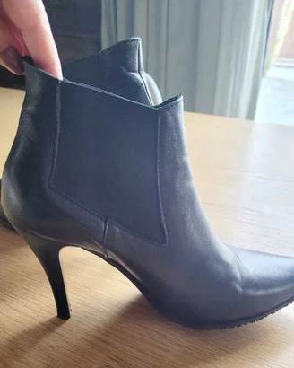 Buty, botki skórzane Venezia
