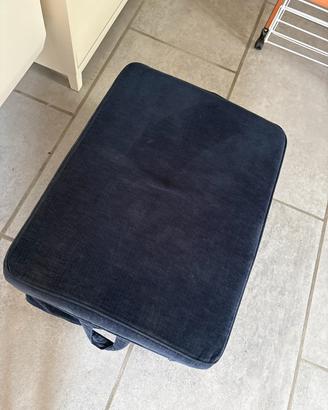 Pouf poggiapiedi contenitore