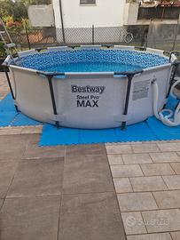 piscina + pompa a sabbia 