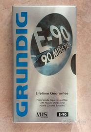 3 pezzi VHS Grundig E-90