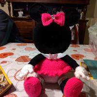 Idea regal Minnie  portafoto bambina all'uncinetto