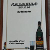 Quadro specchio vintage Amarello Bram