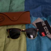 Occhiali da sole Rayban Clubmaster come nuovi