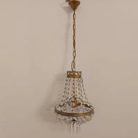 Lampadario mini stile impero color oro