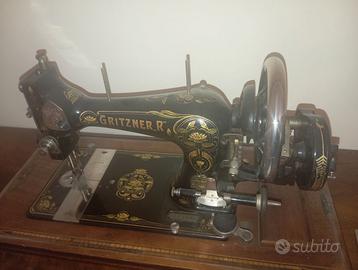 Antica macchina da cucire Gritzner “R” originale