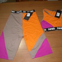 Top + pantalone NAIS per yoga running,palestra,etc