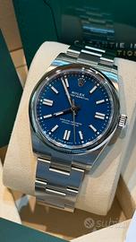Rolex OP 41mm Blu Med Nuovo 2025 Ref 134300