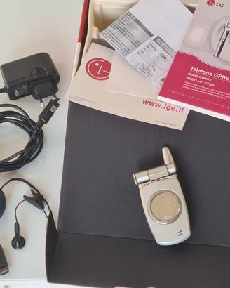 Telefono vintage LG-G7100 scatola e accessori