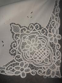 Completo Letto Matrimoniale in Lino Pizzo Calabro