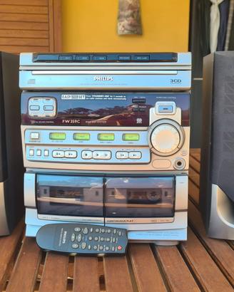 Philips FW359C/22 Mini Hi-Fi stereo completo