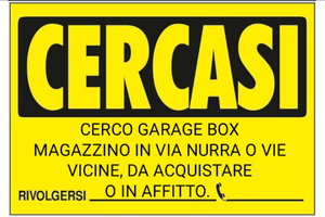 Garage box deposito via Nurra