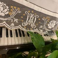 Tovaglia per altare a filet Modano