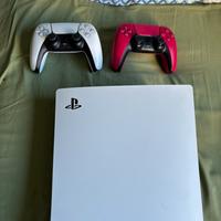 PlayStation 5 senza il controller rosso