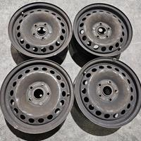 4 cerchi ferro volkswagen golf r15 ft3198