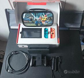 Nintendo Switch Accessori  + Custodia + Account 