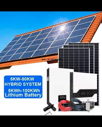 Fotovoltaico completo da 11 kw, accumulo 11kw