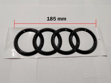 stemma audi 185mm posteriore logo fregio nuovo