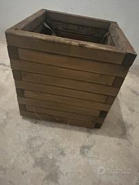 Vaso di legno cm 60•60