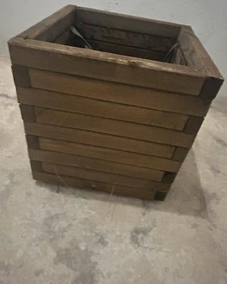 Vaso di legno cm 60•60