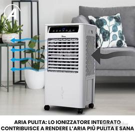 Raffrescatore evaporativo ionizzante