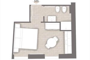 Monolocale a Careggi con terrazza