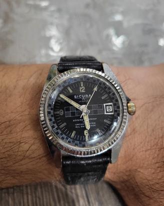 Orologio Vintage Sicura Superwaterproof anni 70