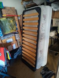 rete a doghe e materasso 