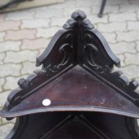 Angoliera antica in legno scolpito – fine ‘800