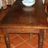 Tavolo ciliegio valdostano massiccio 800"