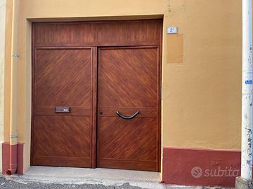 Portone Cancello carrabile effetto legno
