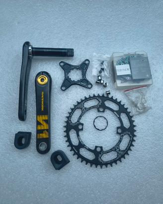 guarnitura carbonio racework corona 46t
