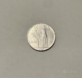 Rara moneta 100 lire 1957