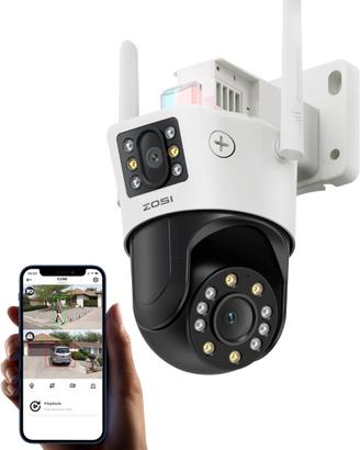 Doppia Telecamera Videosorveglianza WiFi Esterno