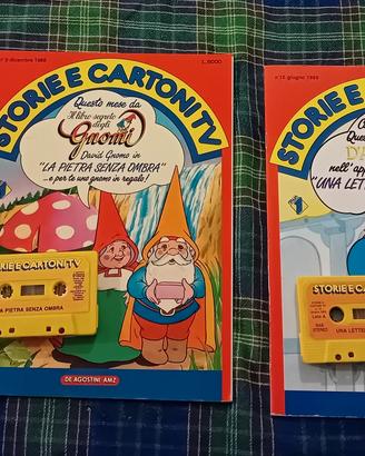n3 riviste storie e cartoni TV + 6 musicassette