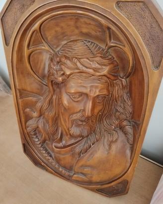 capo letto in legno di olivo
