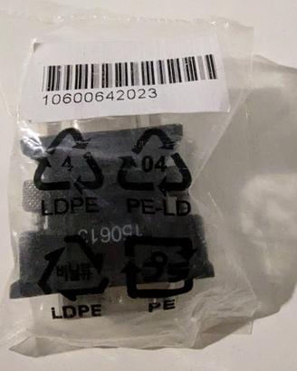 Adattatore DVI 24+5 maschio a VGA HD15 femmina
