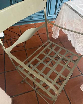 tavolo in cristallo co 6 sedie